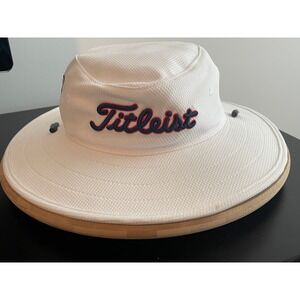 Titleist Aussie Hat Golf Sun Protection UPF 50+ White OSFA See Description 00796